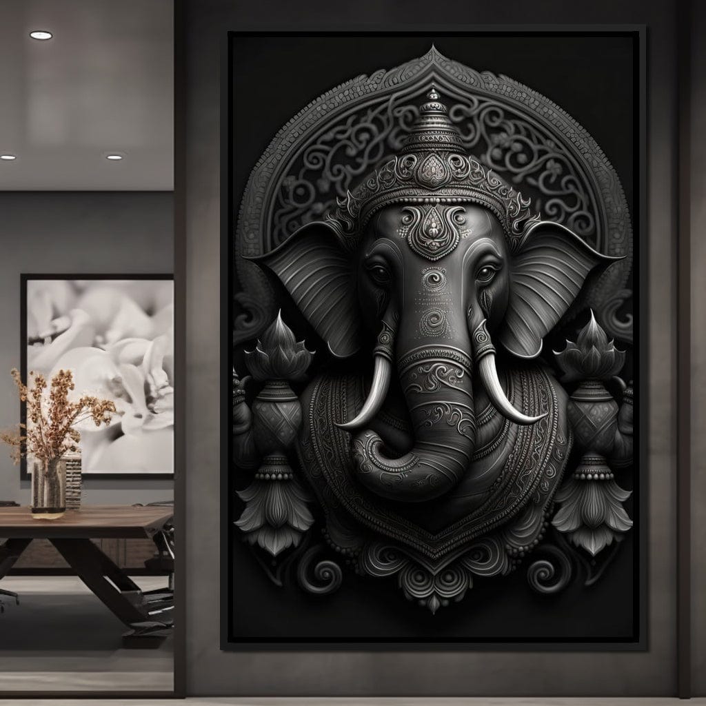 Ganesha's Might Canvas Wall Art