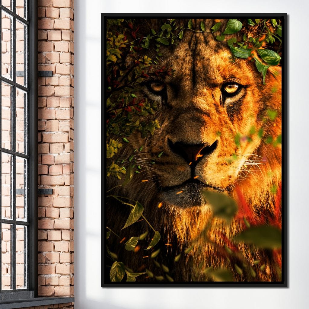 The Great King Canvas Wall Art