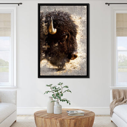 American Bison Canvas Wall Art
