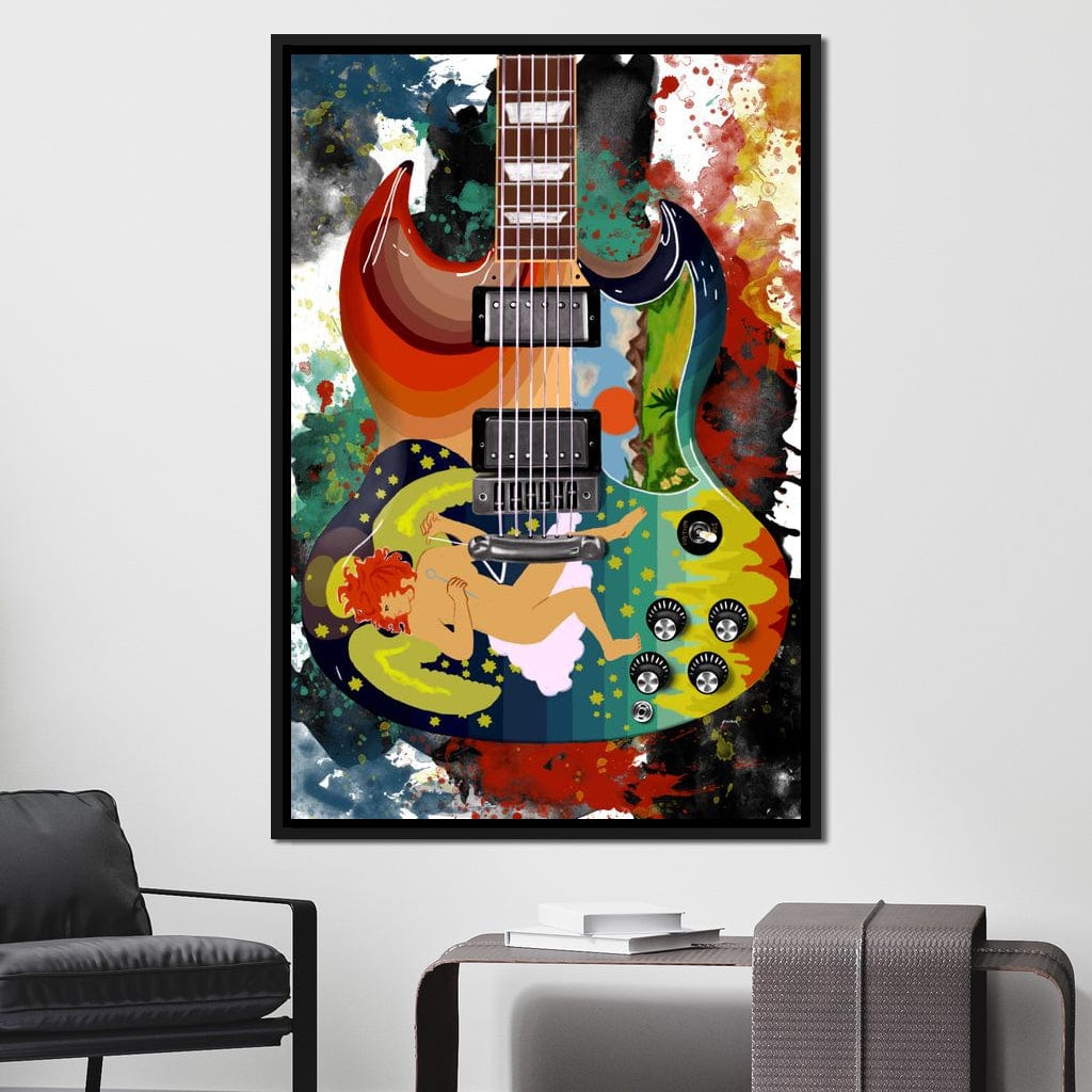 Eric Clapton's Solid Guitar Canvas Wall Art