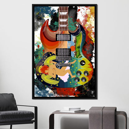 Eric Clapton's Solid Guitar Canvas Wall Art