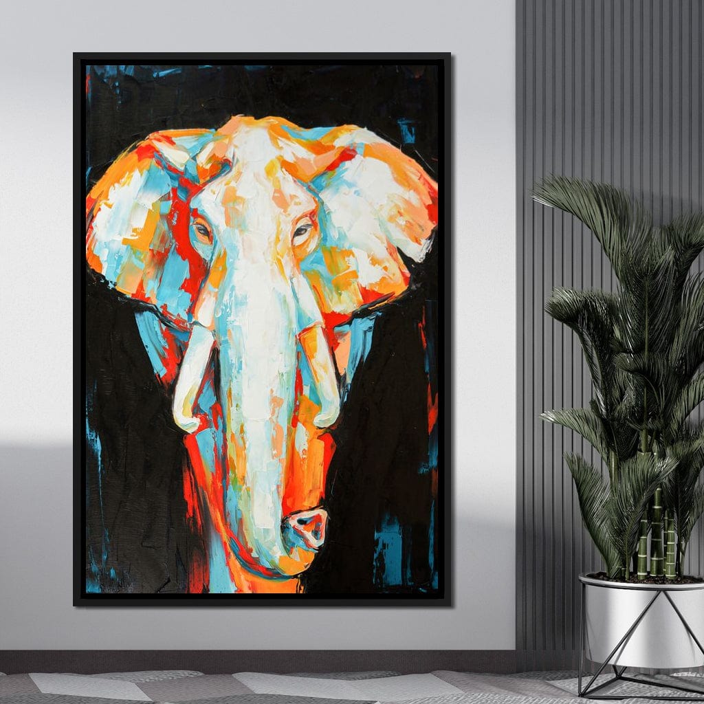 Elephant v2 Canvas Wall Art