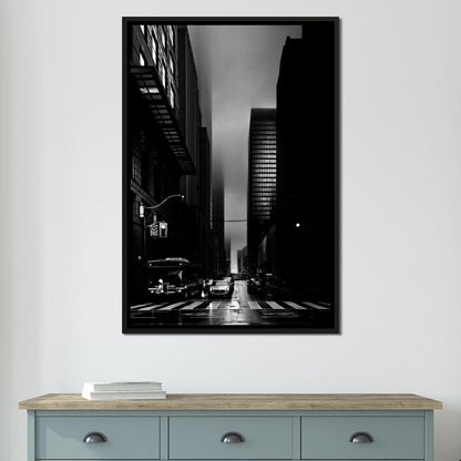 Downtown Toronto Fogfest no35 Canvas Wall Art