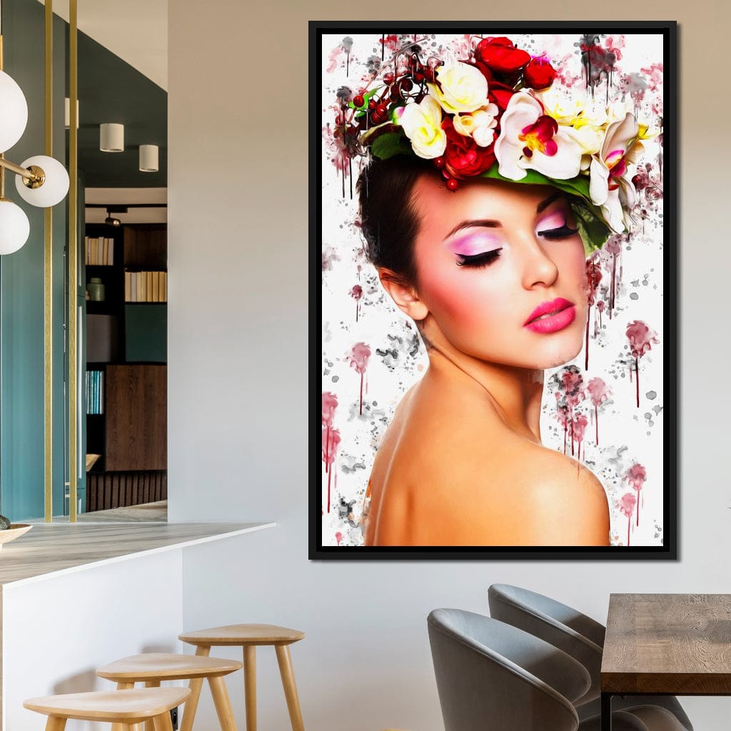 Flower Devine MixArt Canvas Wall Art
