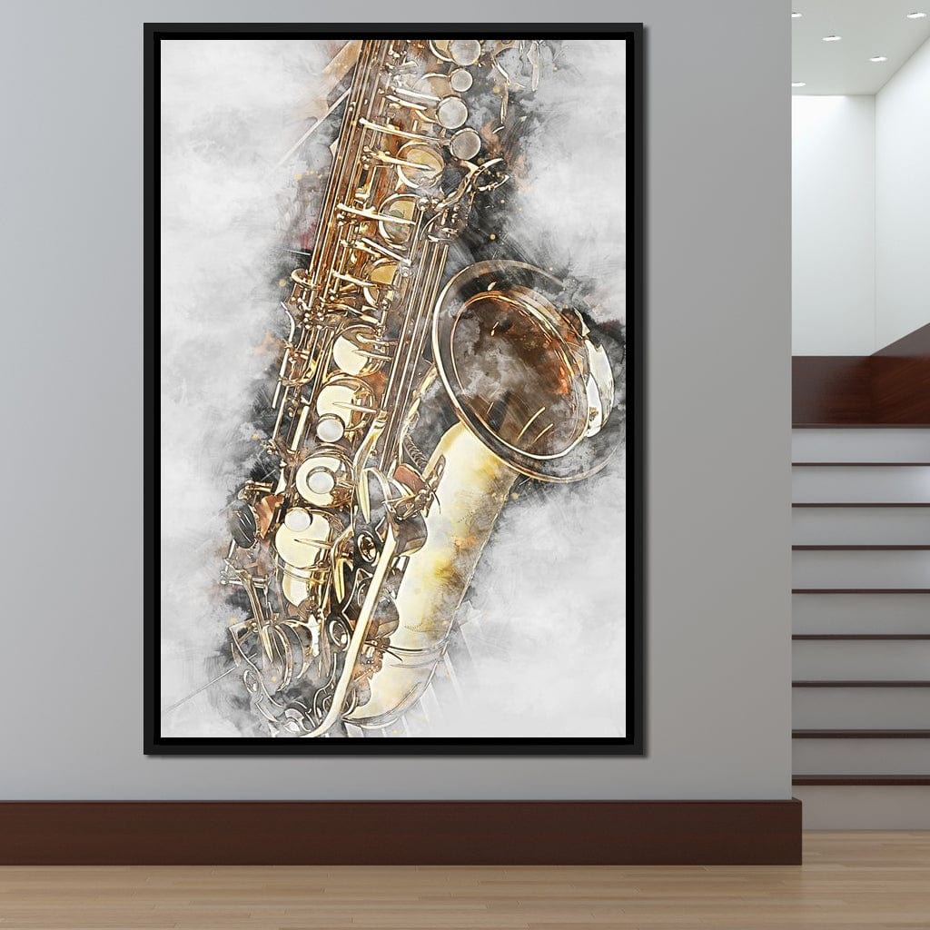 Saxophone - Mateo Canvas Wall Art