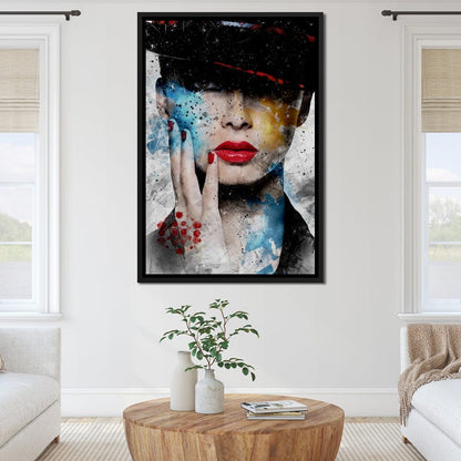Fashion Portrait Canvas Wall Art