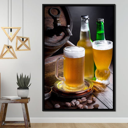 Light Beers Canvas Wall Art