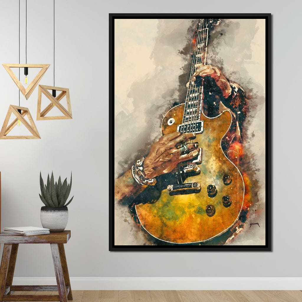 Slash's Electric Guitar Canvas Wall Art