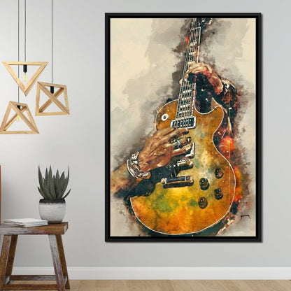 Slash's Electric Guitar Canvas Wall Art