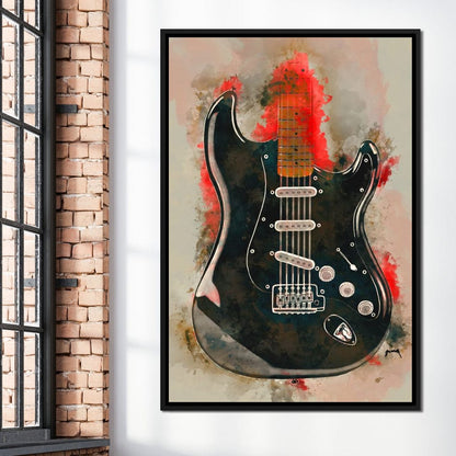 David Gilmour's Guitar Canvas Wall Art