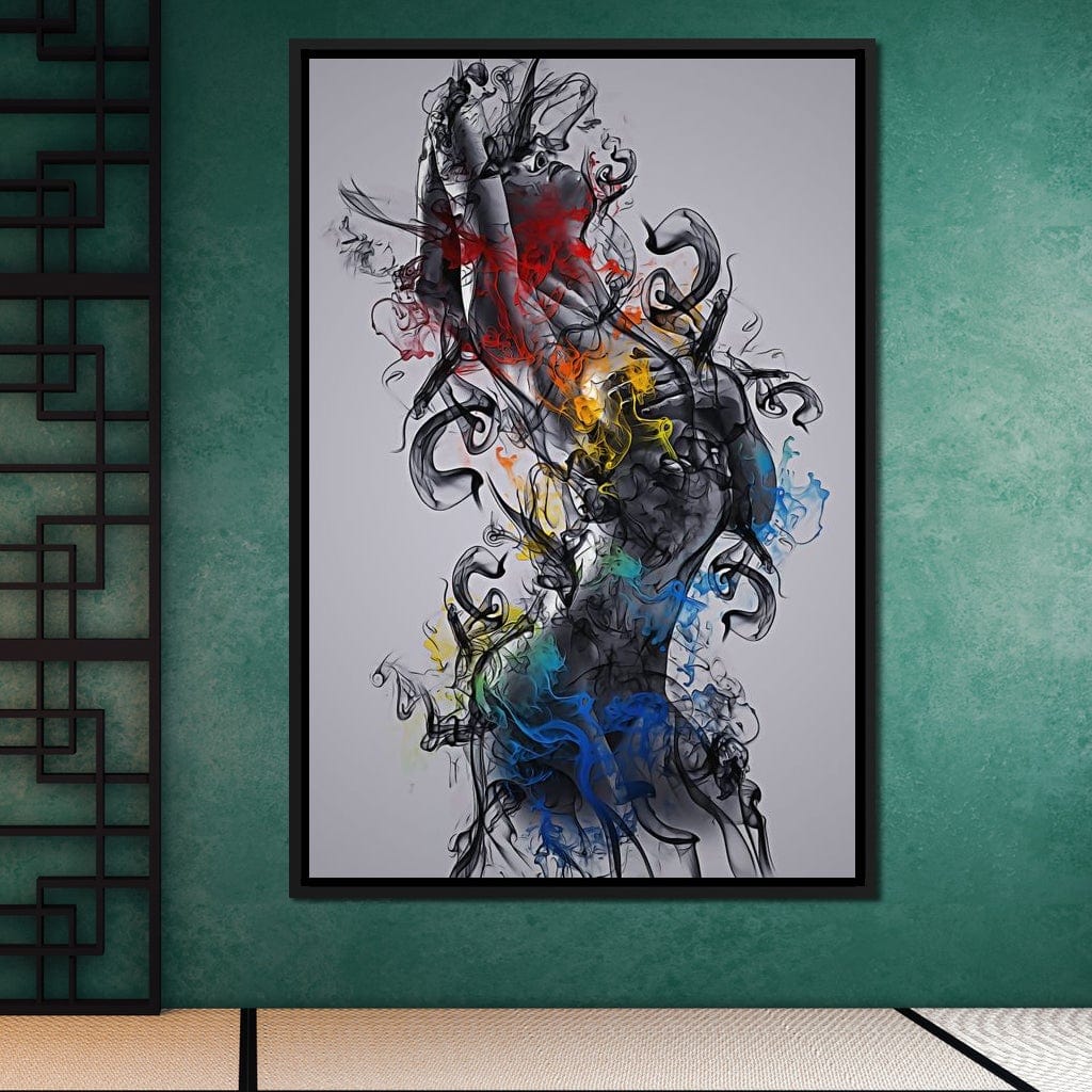 The Smoke Collection 02 Canvas Wall Art