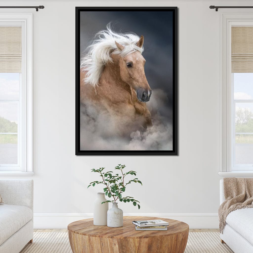 Palomino Horse Canvas Wall Art