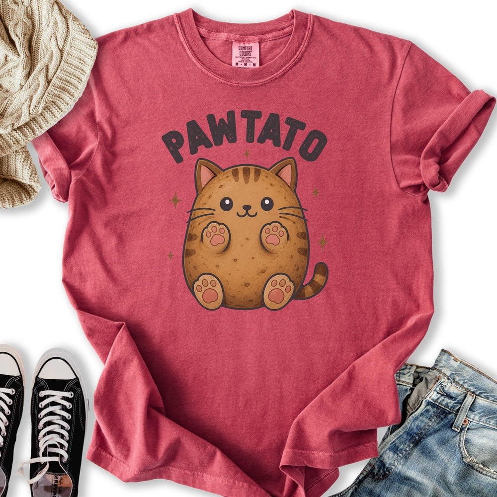 Pawtato Cat Relaxed Tee