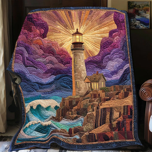 Celestial Beacon Quilt Blanket