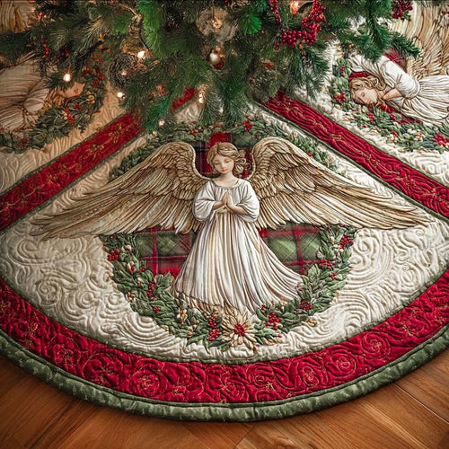 Celestial Devotion Quilted Tree Skirt