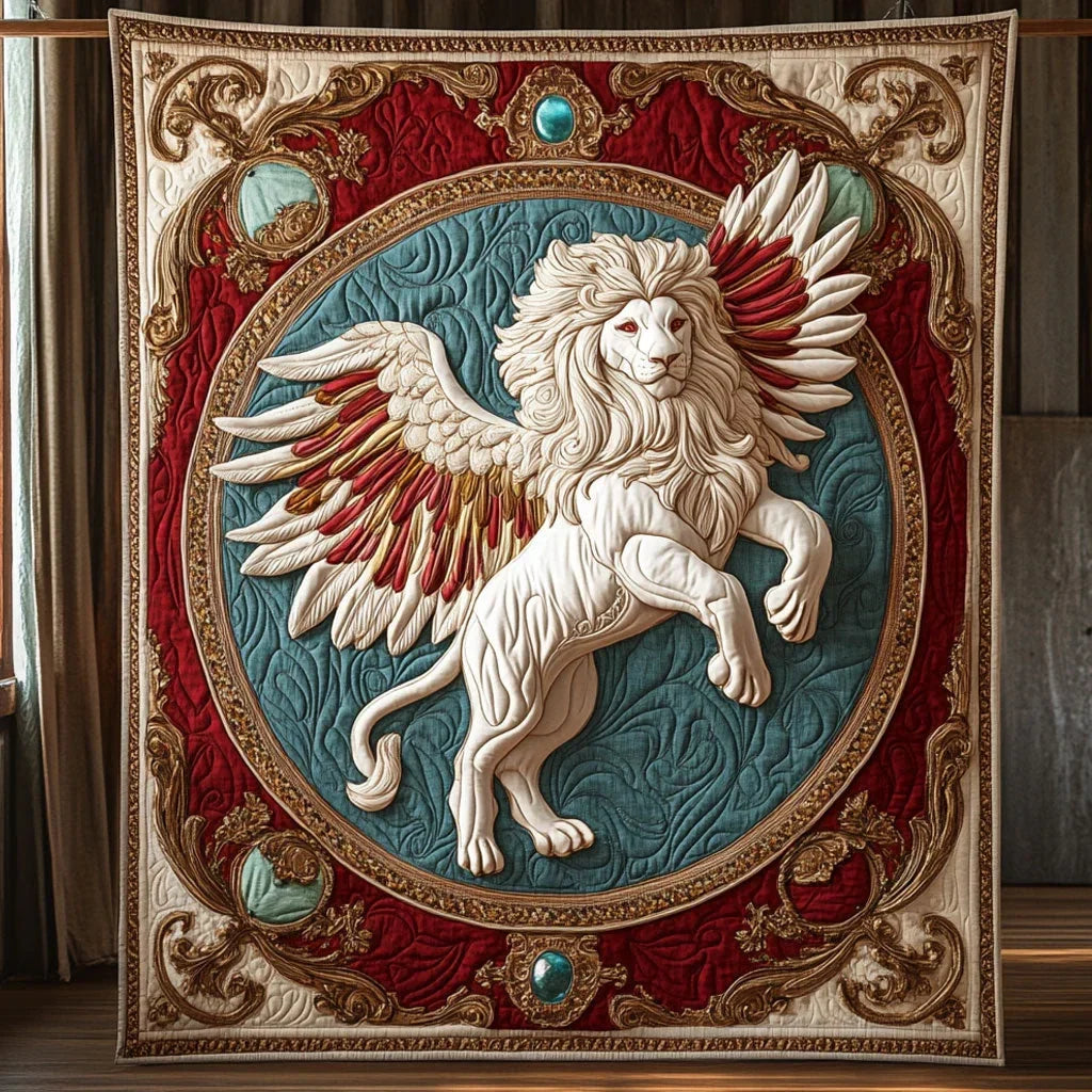 Celestial Roar Quilt Blanket