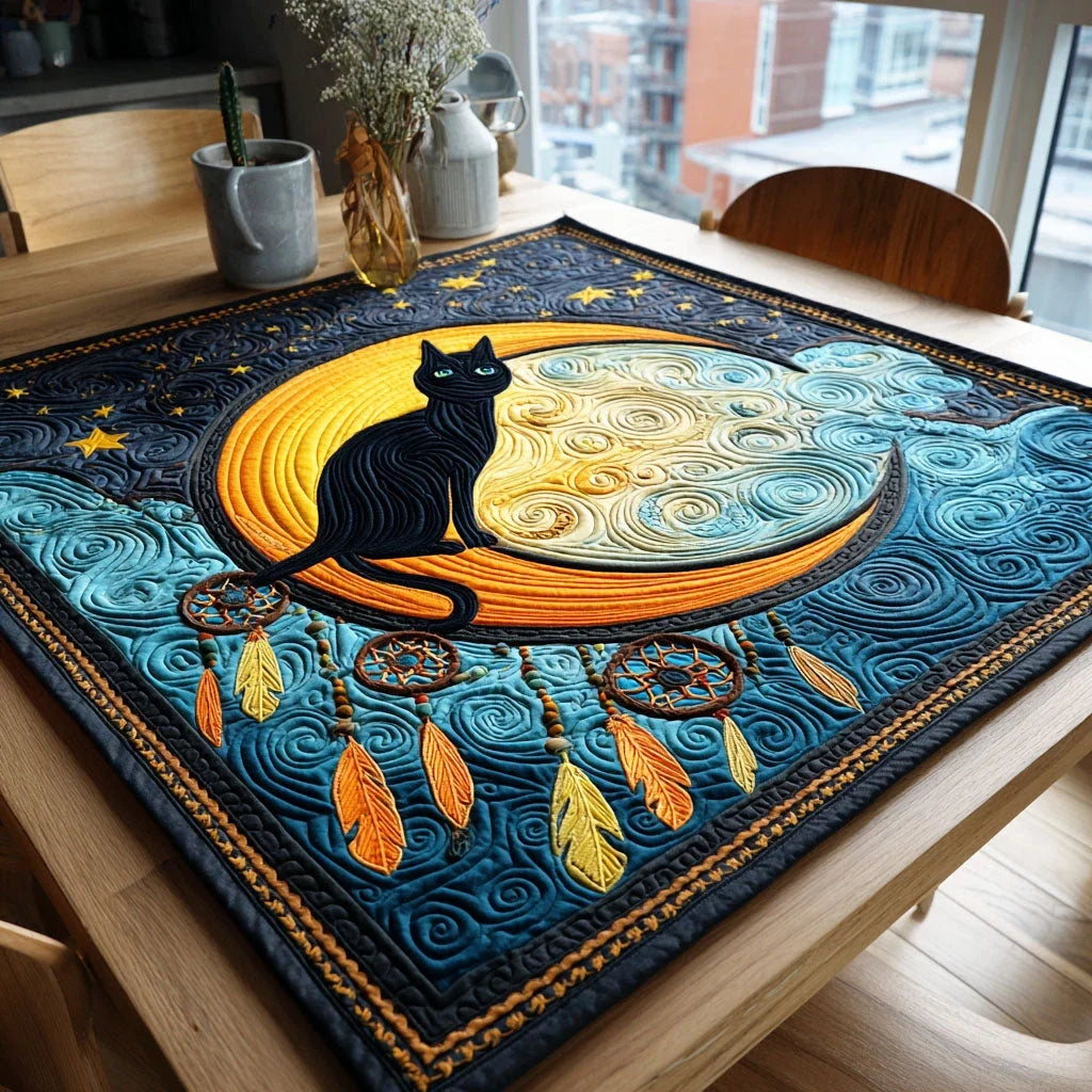 Celestial Tail Quilted Table Topper