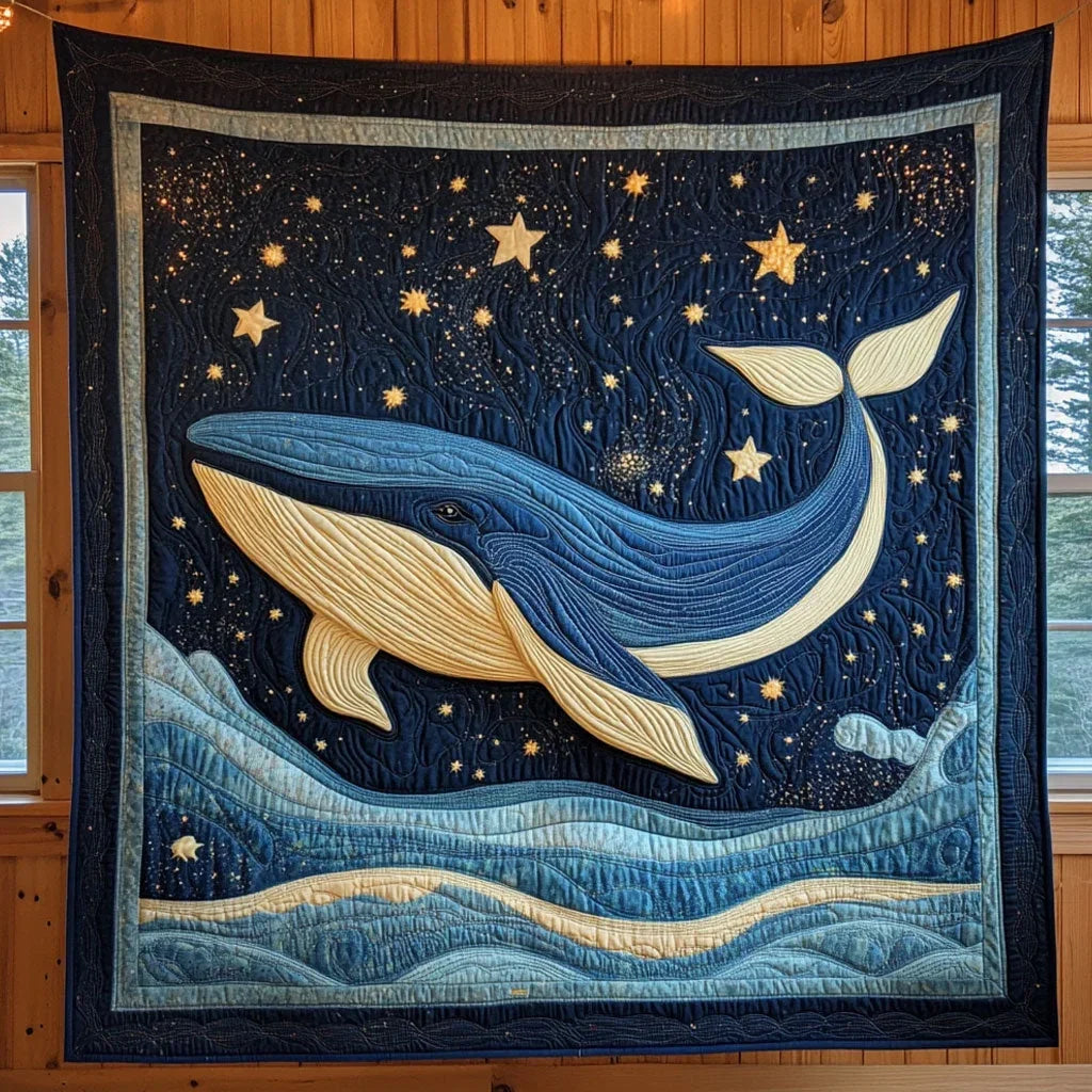 Celestial Tides Quilt Blanket