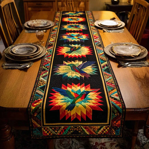 Celestial Wings Quilted Table Runner
