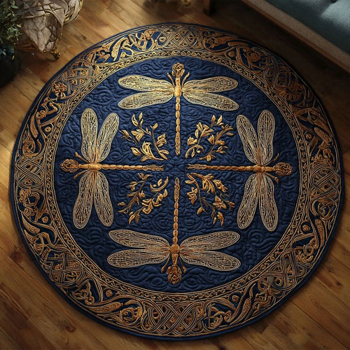 Celtic Quartet Quilted Round Mat