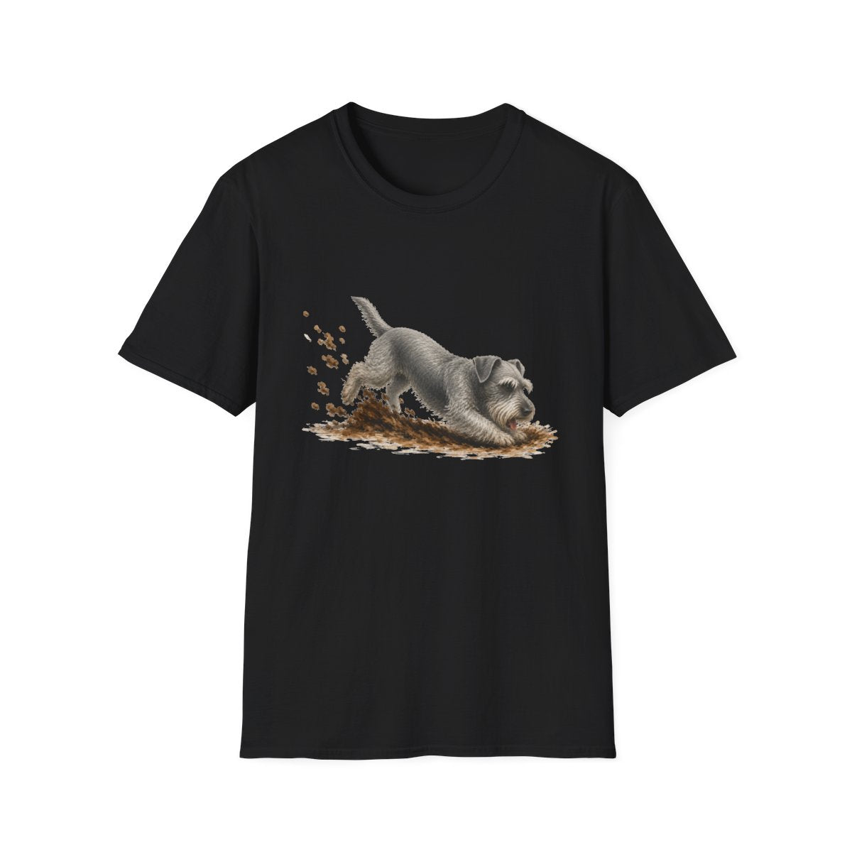 Cesky Terrier Excavating Mode On Tee