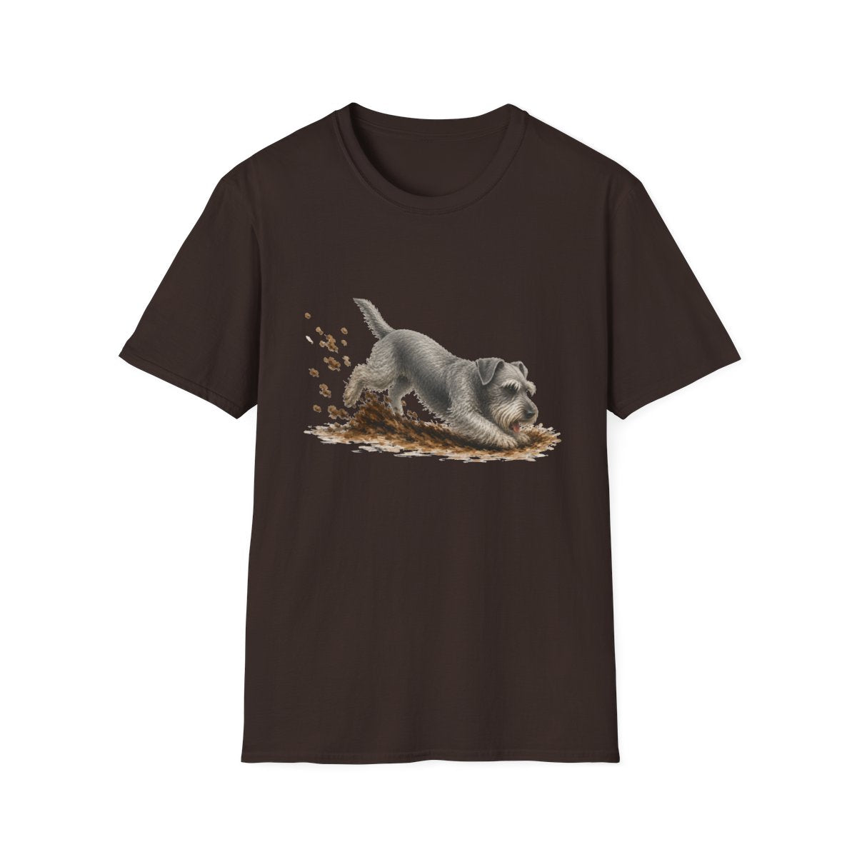 Cesky Terrier Excavating Mode On Tee