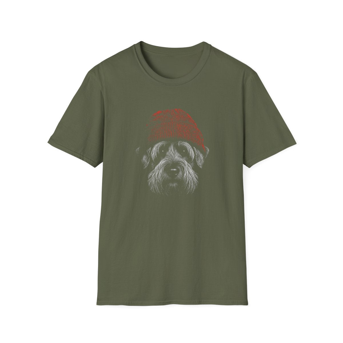 Cesky Terrier In Beanie Tee