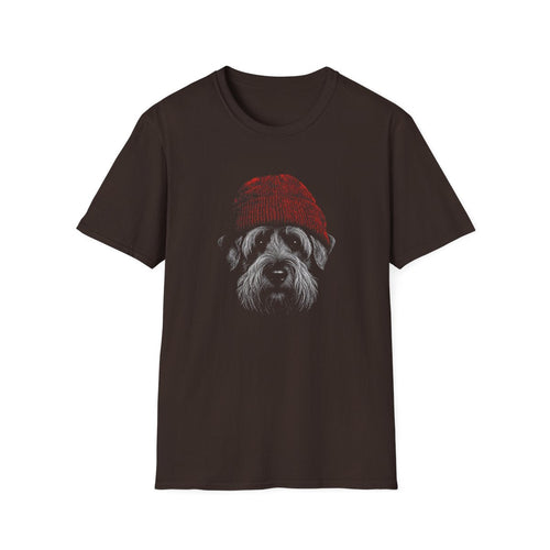 Cesky Terrier In Beanie Tee