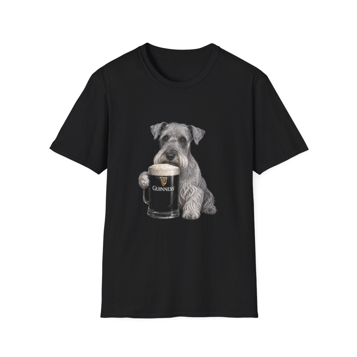 Cesky Terrier With A Pint Tee