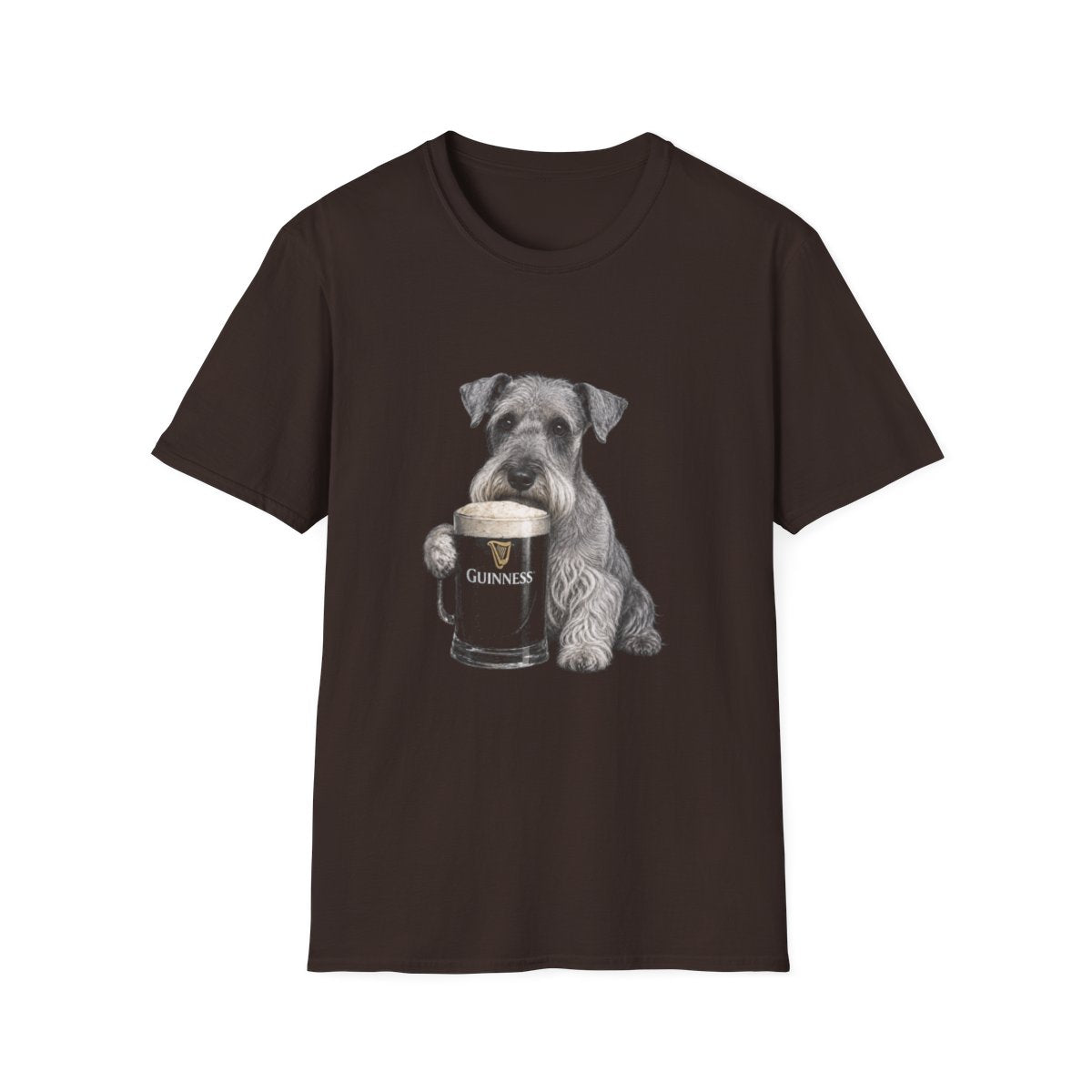 Cesky Terrier With A Pint Tee