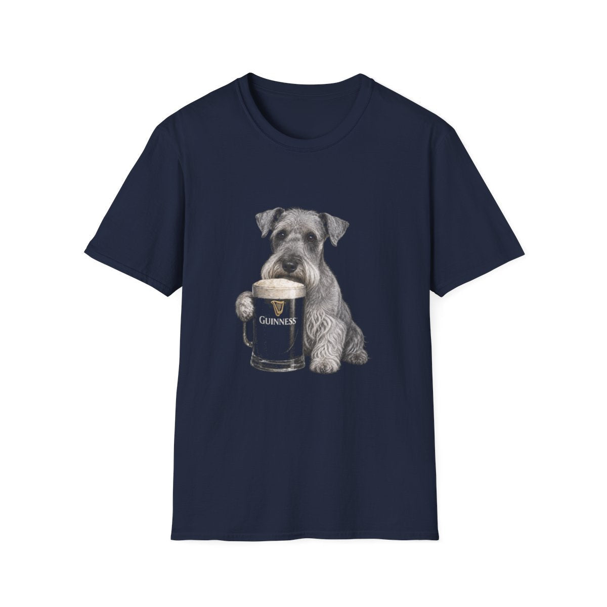 Cesky Terrier With A Pint Tee