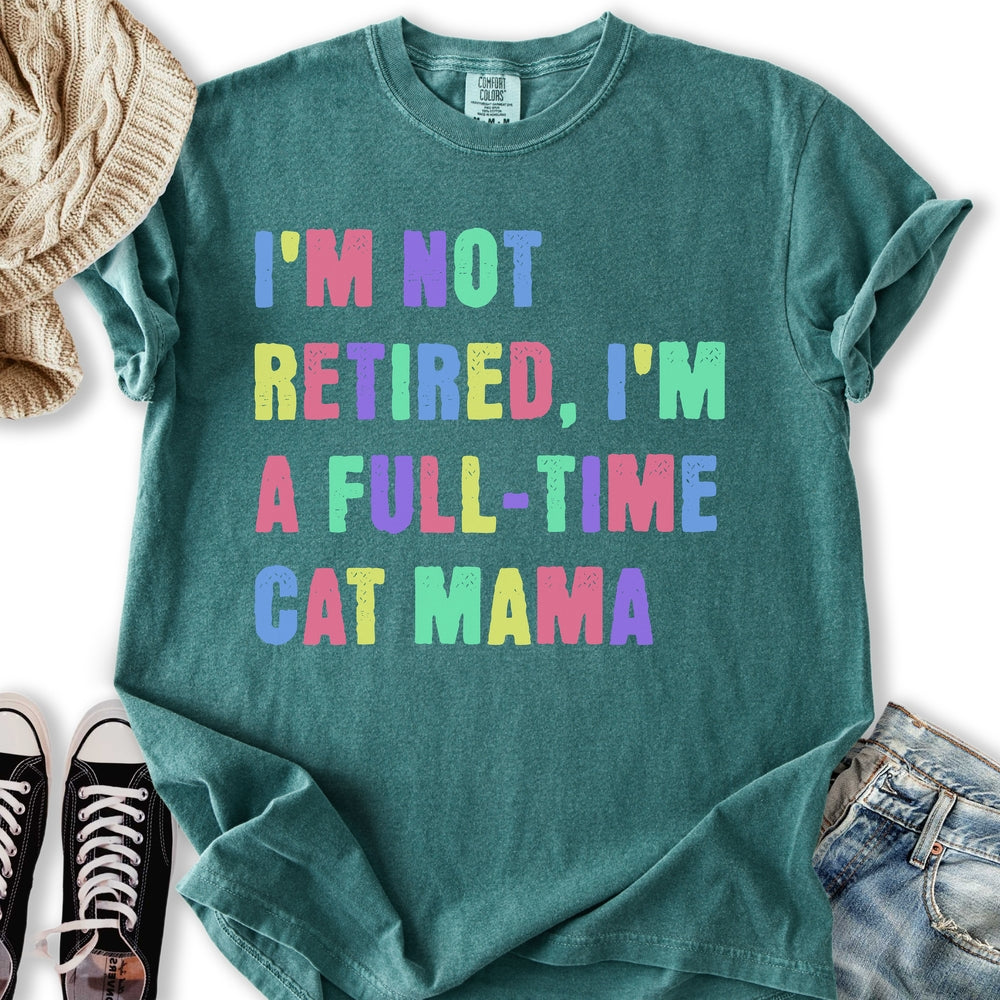 Full Time Cat Mama Relaxed Tee