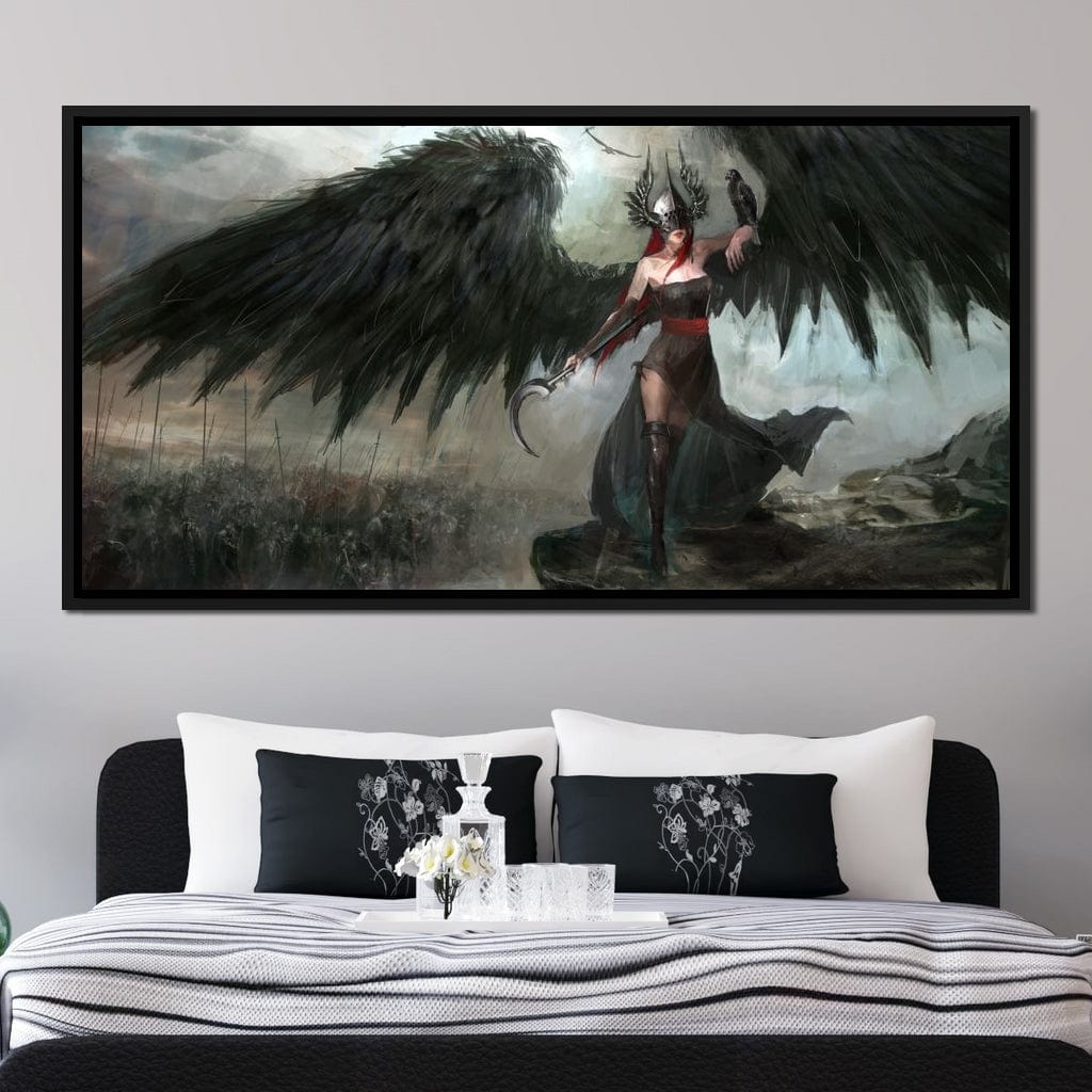 Dark Crow General Canvas Wall Art