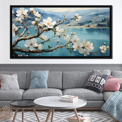 Blooming Almond Tree 1 Canvas Wall Art