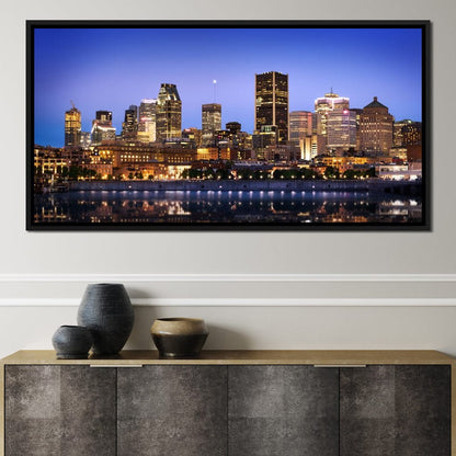 Montreal Skyline Canvas Wall Art