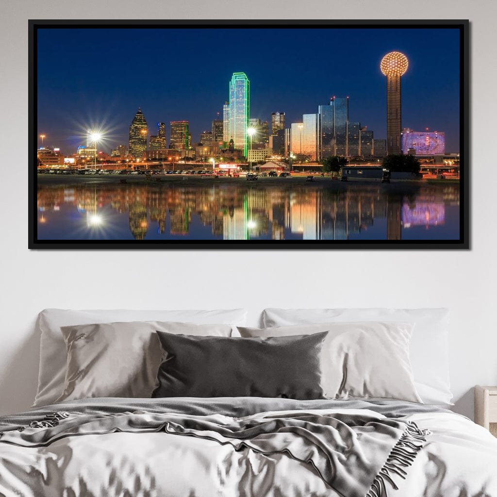 Dallas Skyline Canvas Wall Art