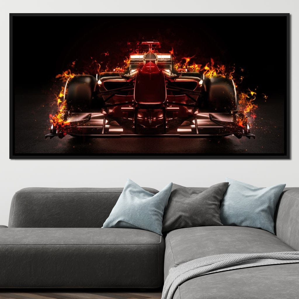 The Fastest Car Canvas Wall Art