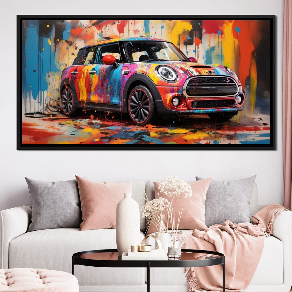 Mini Coop Canvas Wall Art