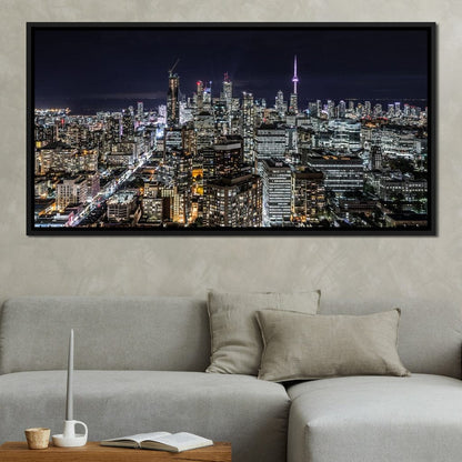 Toronto Skyline Canvas Wall Art