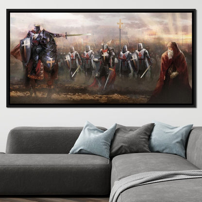 Knights Templar Canvas Wall Art