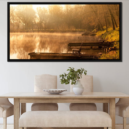 Relaxing Lake Canvas Wall Art
