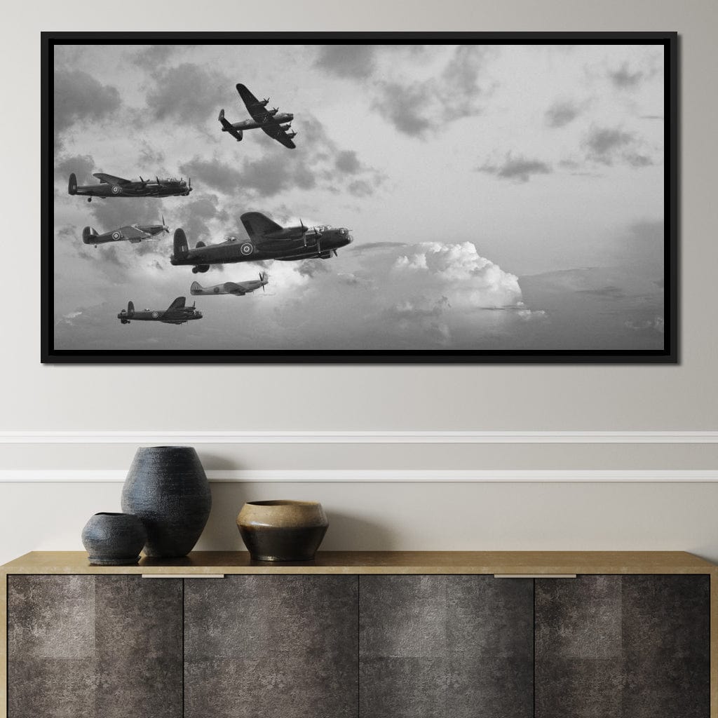World War 2 Airplanes Canvas Wall Art