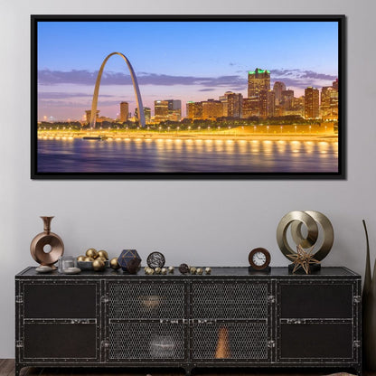 St Louis Skyline Canvas Wall Art