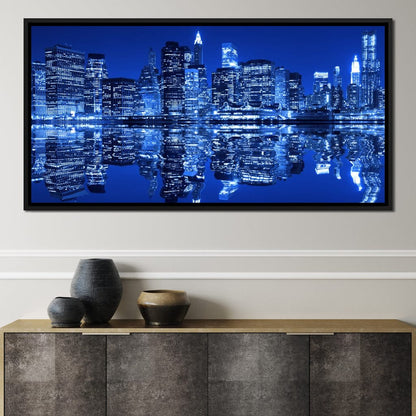 New York City Reflection Canvas Wall Art