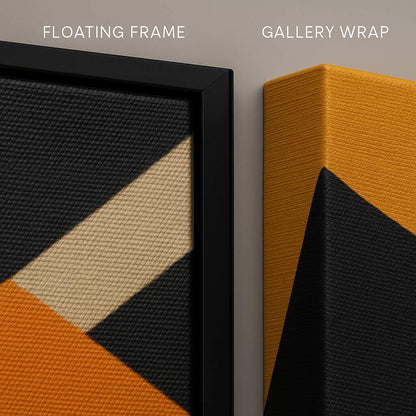 Bold in Amber Canvas Wall Art