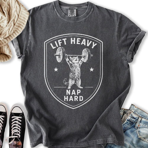 Lift Heavy Nap Hard Relaxed Tee