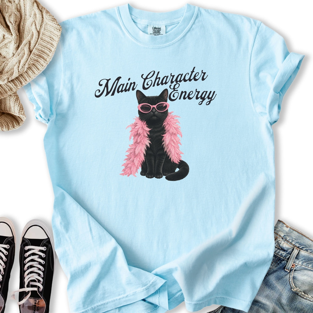 Main Character Black Cat Relaxed Tee
