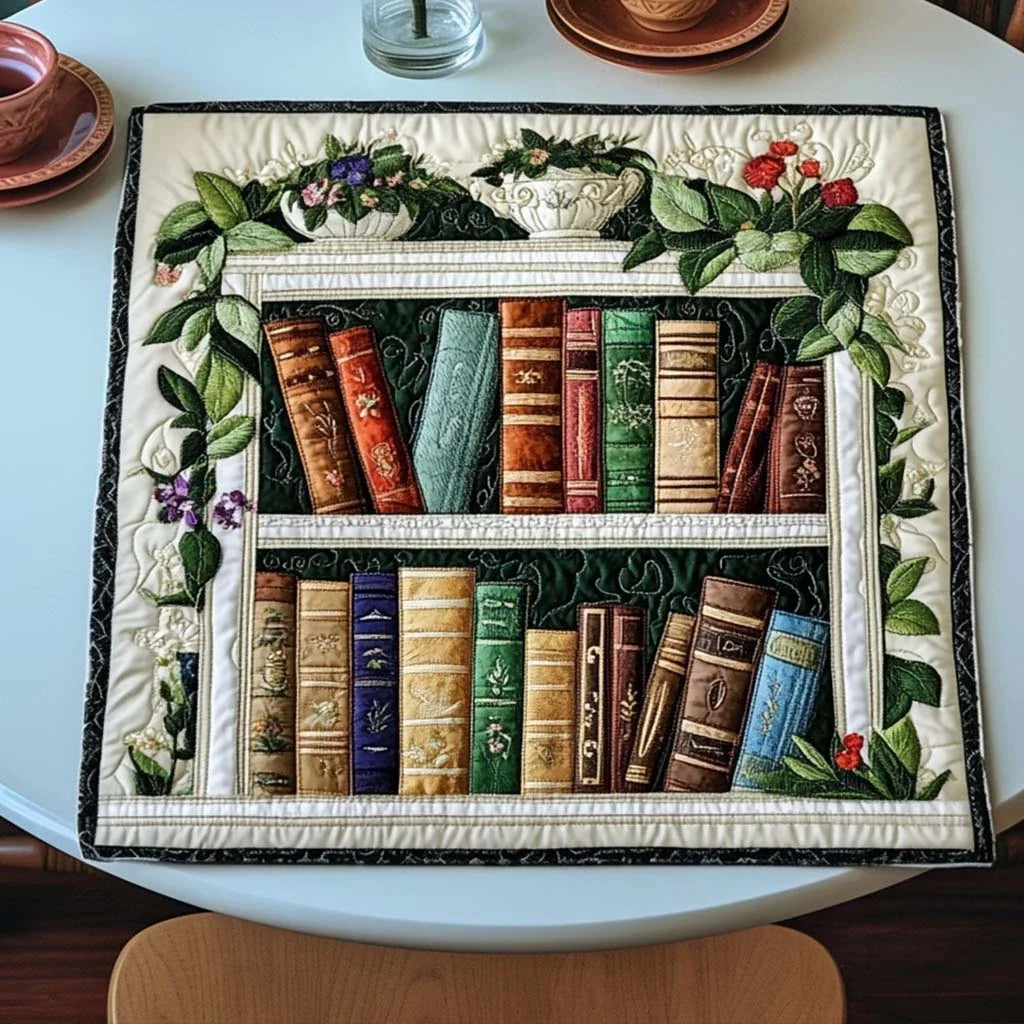 Chapter by Chapter Quilted Table Topper