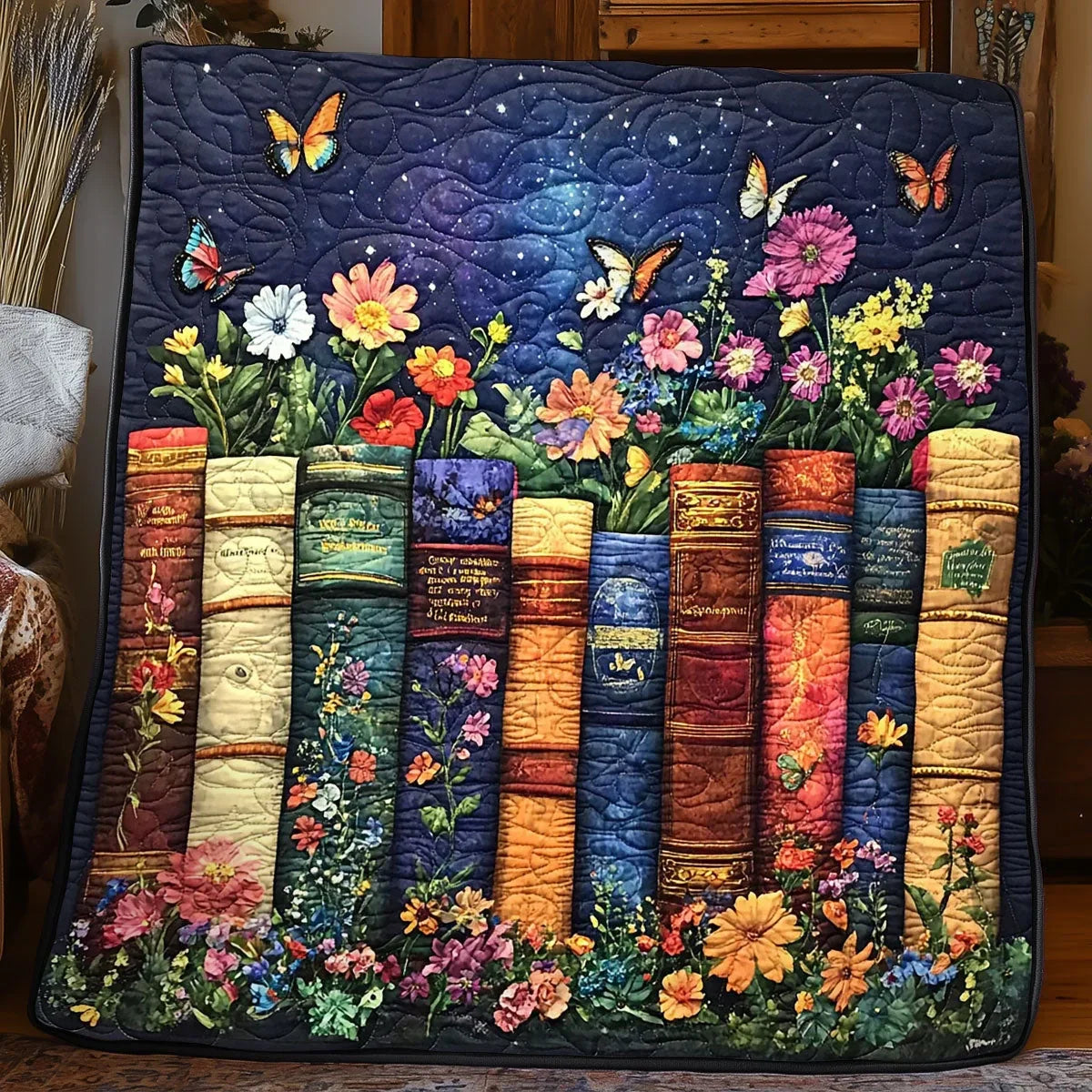 Chapters In The Cosmos Quilt Blanket