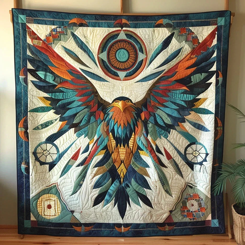 Charming Eagle Quilt Blanket